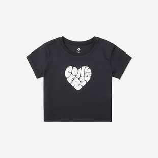 T恤10026369 Converse 潮流透气圆领短袖 运动女子时尚 A03 匡威正品