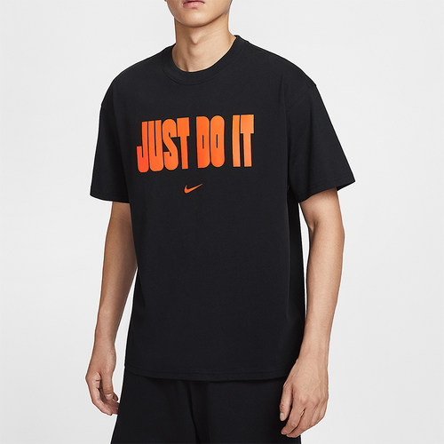 Nike/耐克正品Just Do It男女落肩针织透气宽松短袖T恤IV5617-010