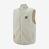 男子运动仿羊羔绒马甲539967 Puma 新款 2023春季 彪马正品