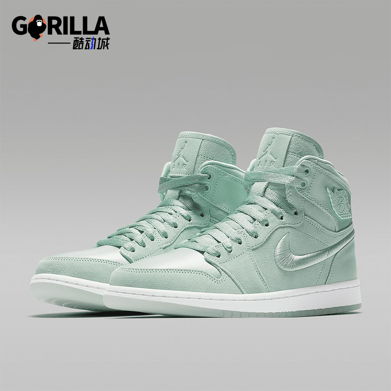 Nike/耐克正品JORDAN女士高帮复古时尚系带篮球鞋AO1847-345
