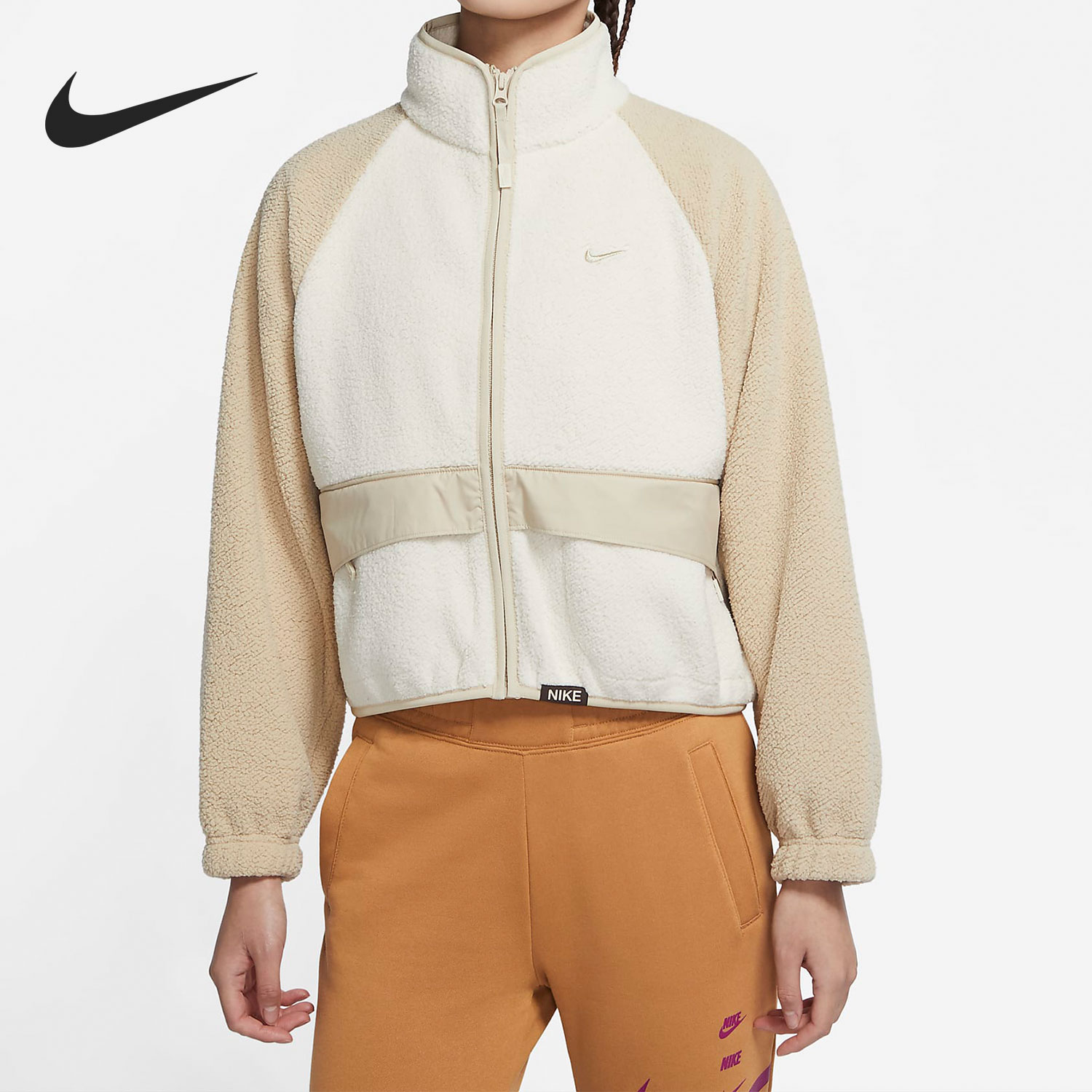 Nike/耐克正品新款 SPORTSWEAR 女子休闲时尚运动夹克 DD5719-224