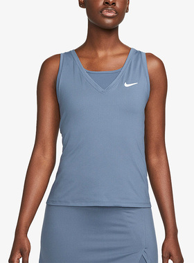 Nike/耐克正品Court 女子网球运动背心T恤CV4785-491