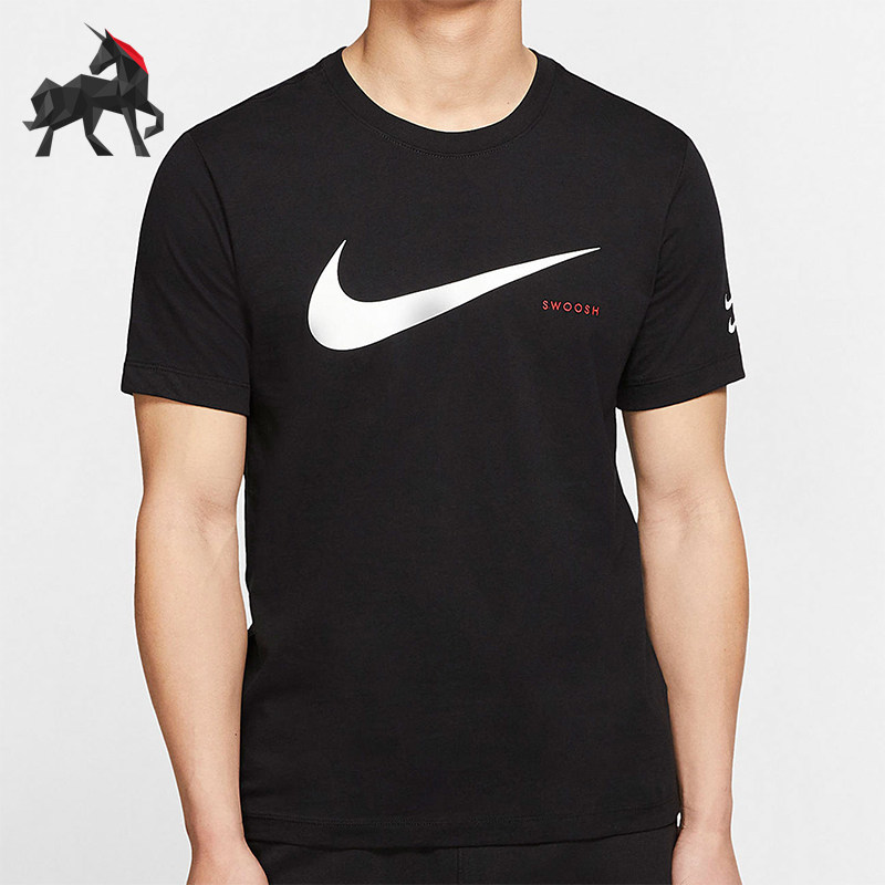 Nike/耐克正品新款男黑白色透气合身吸汗经典短袖T恤CK2252-010