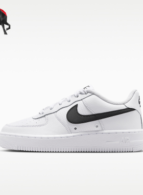 Nike/耐克正品Air Force 1 GS女子大童简约低帮休闲鞋IR3992-100