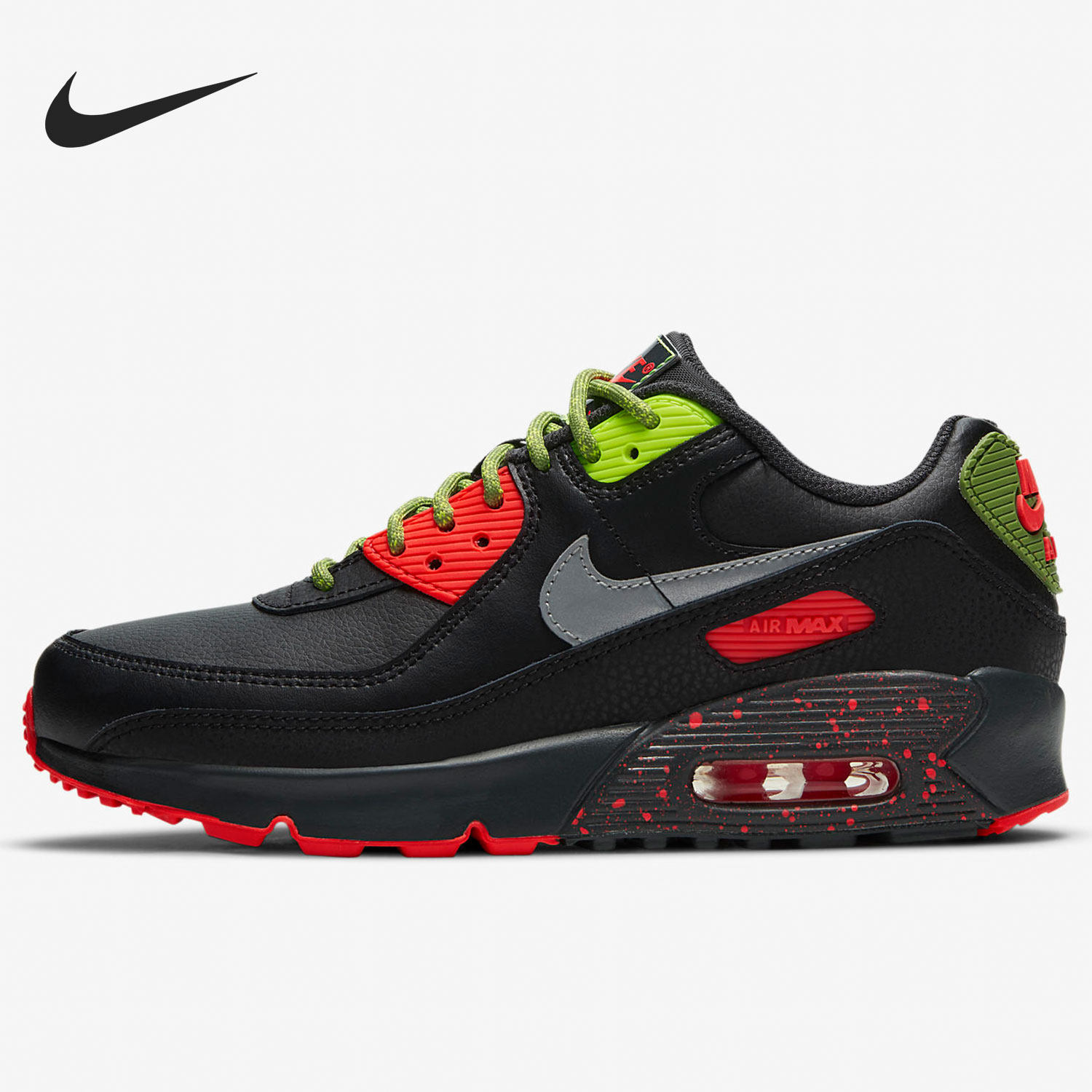 Nike/耐克官方正品 AIR MAX90(GS)女子大童休闲运动鞋 DC2100-001