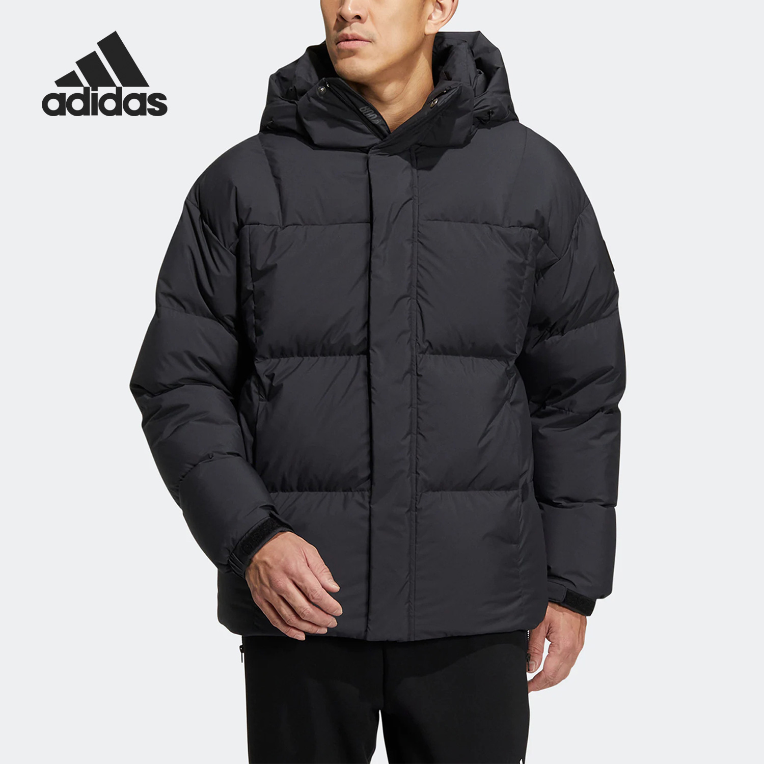 Adidas/阿迪达斯官方正品GD PUFFY户外男女保暖运动羽绒服HN2134