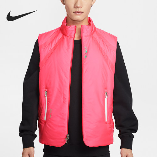 Nike/耐克正品2026春季款男士日常立领保暖运动棉马甲IB4011-645