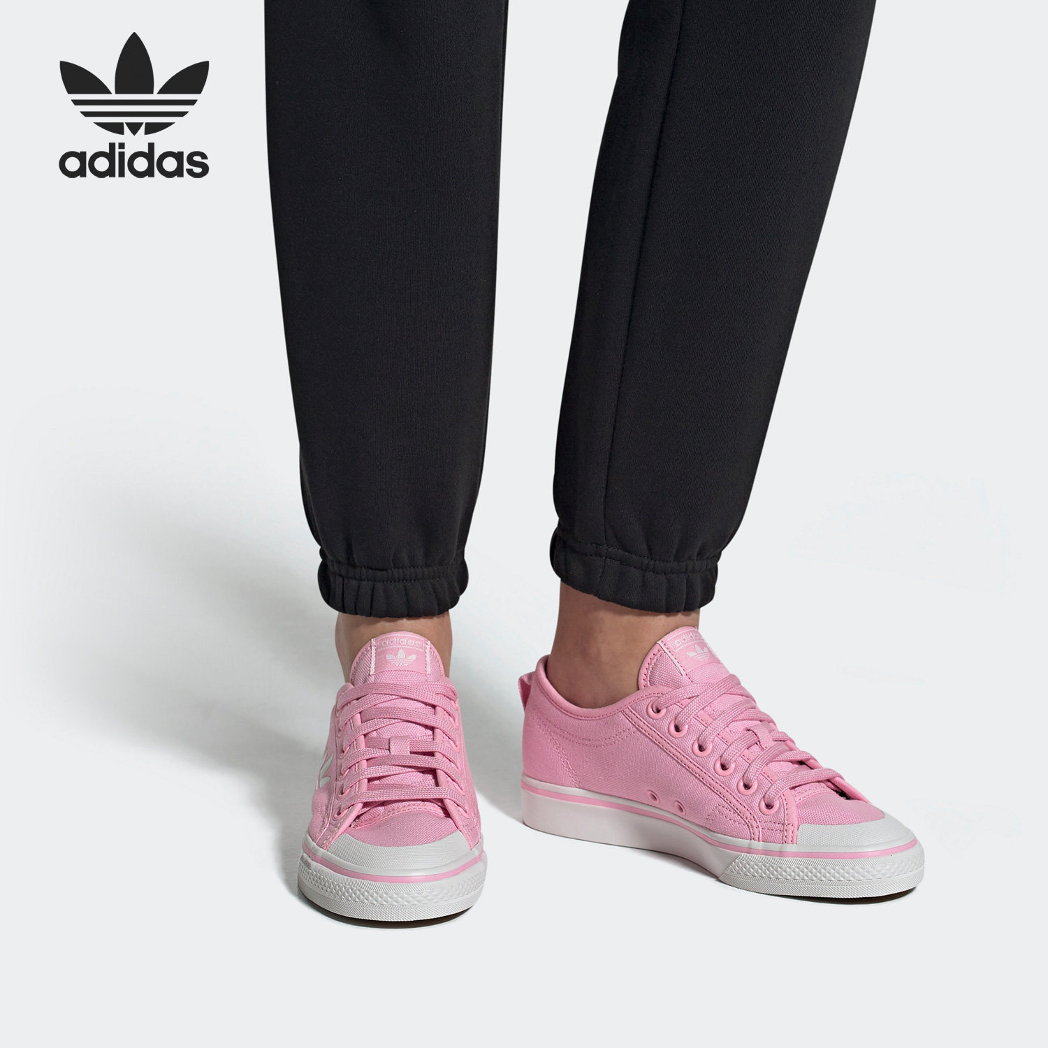 Adidas/阿迪达斯正品三叶草女子运动透气低帮休闲板鞋EF1877,运动鞋new,板鞋,淘宝优惠券,粉丝福利购,淘宝优惠卷