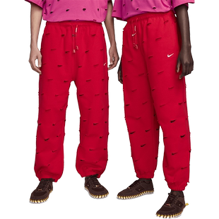 Nike/耐克官方正品Jacquemus Swoosh情侣宽松针织长裤FJ3269-657