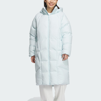 Adidas/阿迪达斯正品新款女士宽松休闲保暖连帽羽绒服JN4147