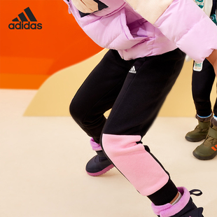 小童针织运动耐磨长裤 Adidas 新款 当季 HM9655 阿迪达斯正品