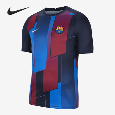 耐克2021年夏季男子足球短袖
