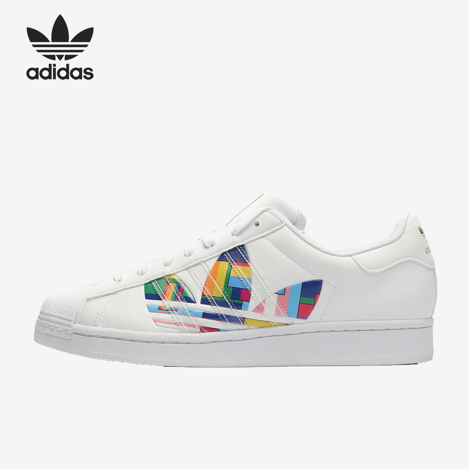 阿迪达斯男女贝壳头休闲板鞋