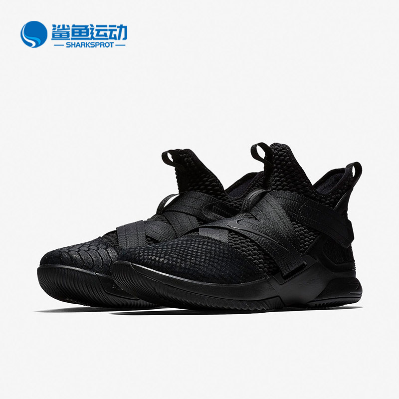 Nike/耐克正品LEBRON 詹姆斯士兵12男子气垫篮球鞋AO4055-003