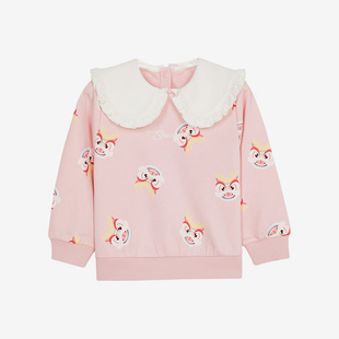 Skechers/斯凯奇正品2024新款儿童运动休闲时尚宽松卫衣