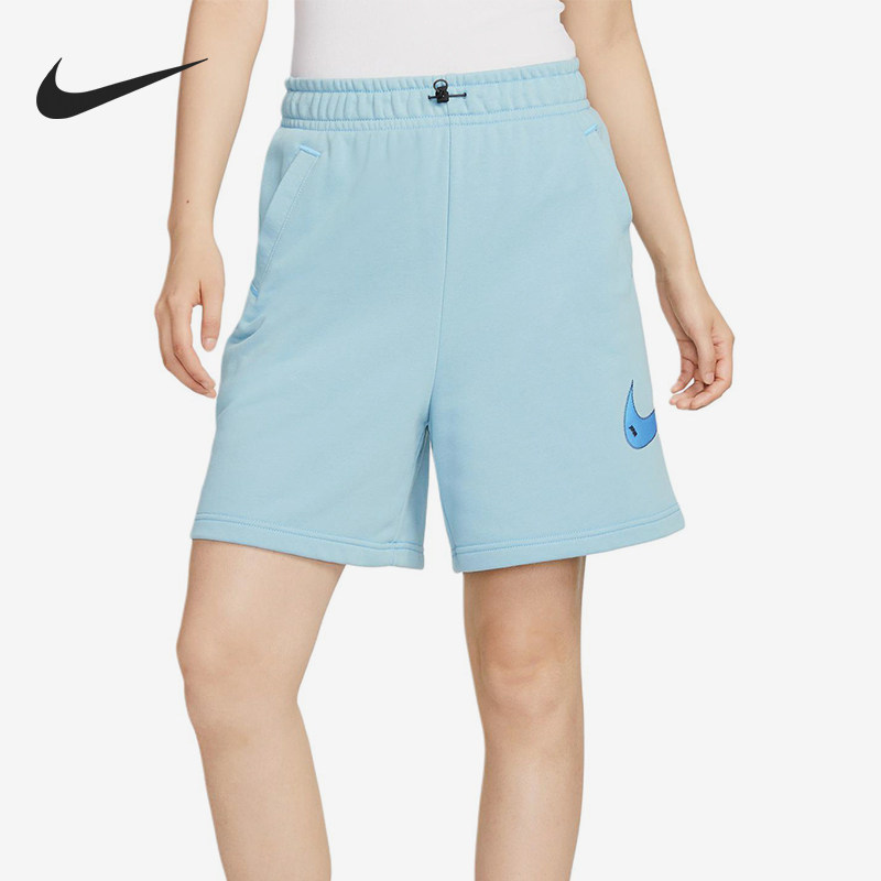 Nike/耐克正品女子运动针织透气休闲经典透气五分短裤DM6750-494图片