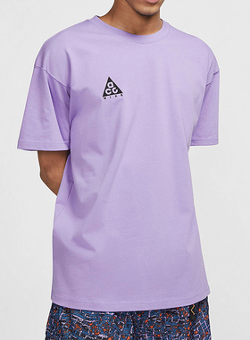 Nike/耐克正品ACG男士圆领透气刺绣圆领运动休闲短袖BQ7342-567