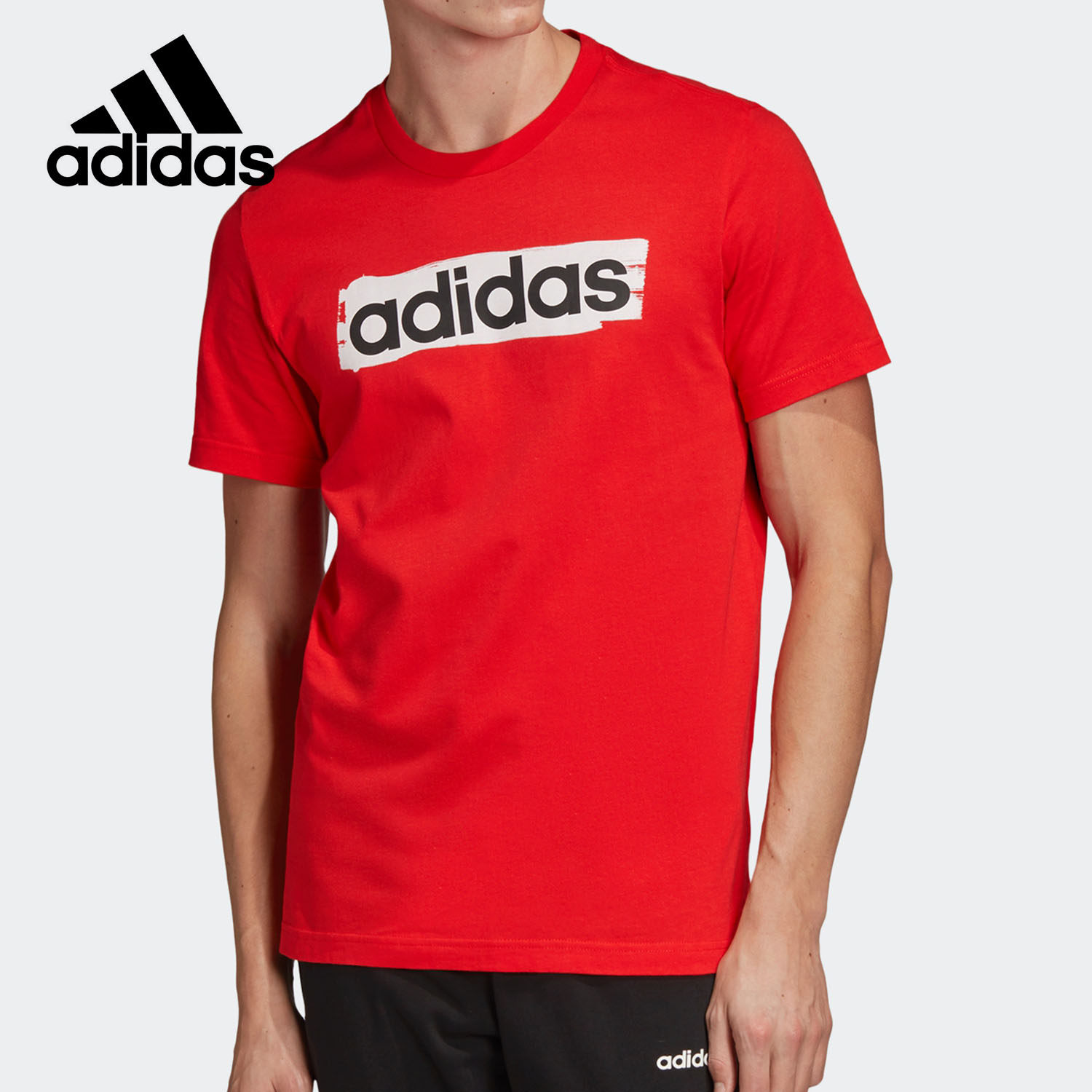 阿迪达斯男士运动透气T恤