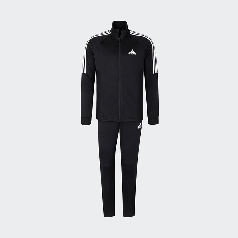 Adidas/阿迪达斯正品春秋男士休闲运动三条纹户外修身套装H28922