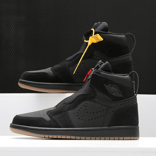 Nike/耐克正品AIR JORDAN1男女同款拉链运动篮球鞋AR4833-002