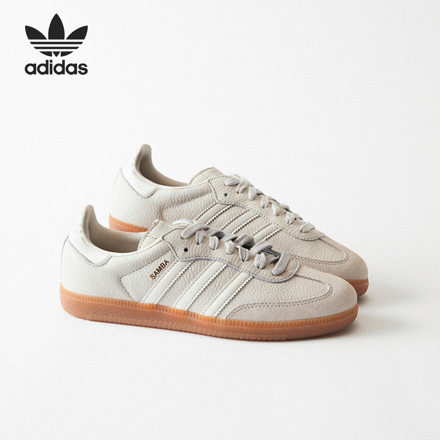 Adidas/阿迪达斯官方正品三叶草SAMBA OG W女子低帮板鞋IE7013