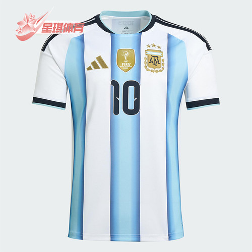 Adidas/阿迪达斯正品阿根廷男士针织修身圆领足球运动T恤KA8117