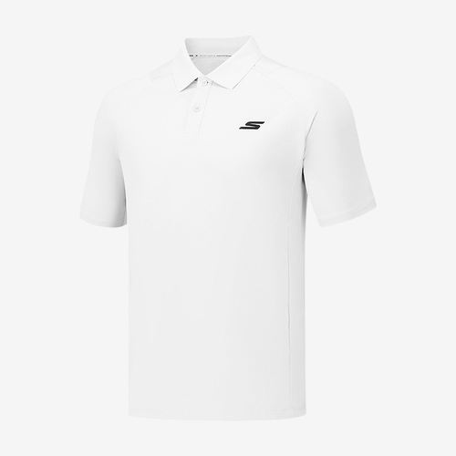 Skechers斯凯奇正品舒适运动系列男亲肤翻领衫P325M089-0019