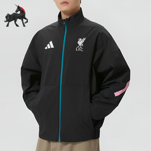 Adidas/阿迪达斯正品LFC ANTH JKT男士经典拉链运动外套JZ0138