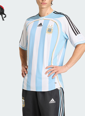 Adidas/阿迪达斯正品夏季男士透气复古经典足球柔软短袖T恤KF0322