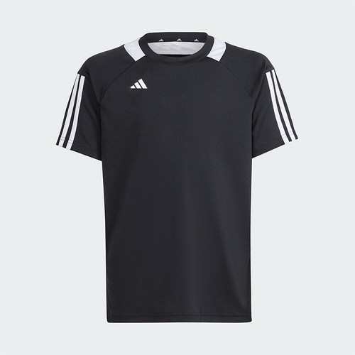Adidas/阿迪达斯正品SERENO新款儿童黑白色柔软短袖T恤IS0329
