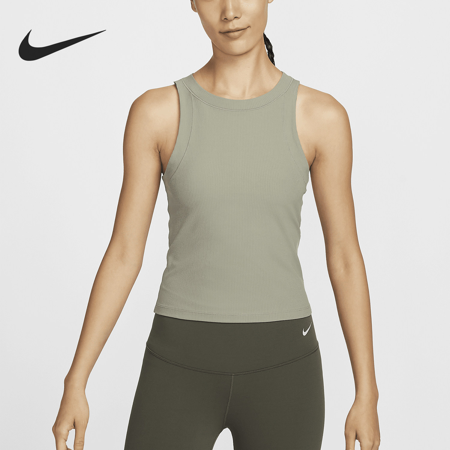 Nike/耐克官方正品Zenvy Dri-FIT女士紧身运动无袖背心HF2766-320