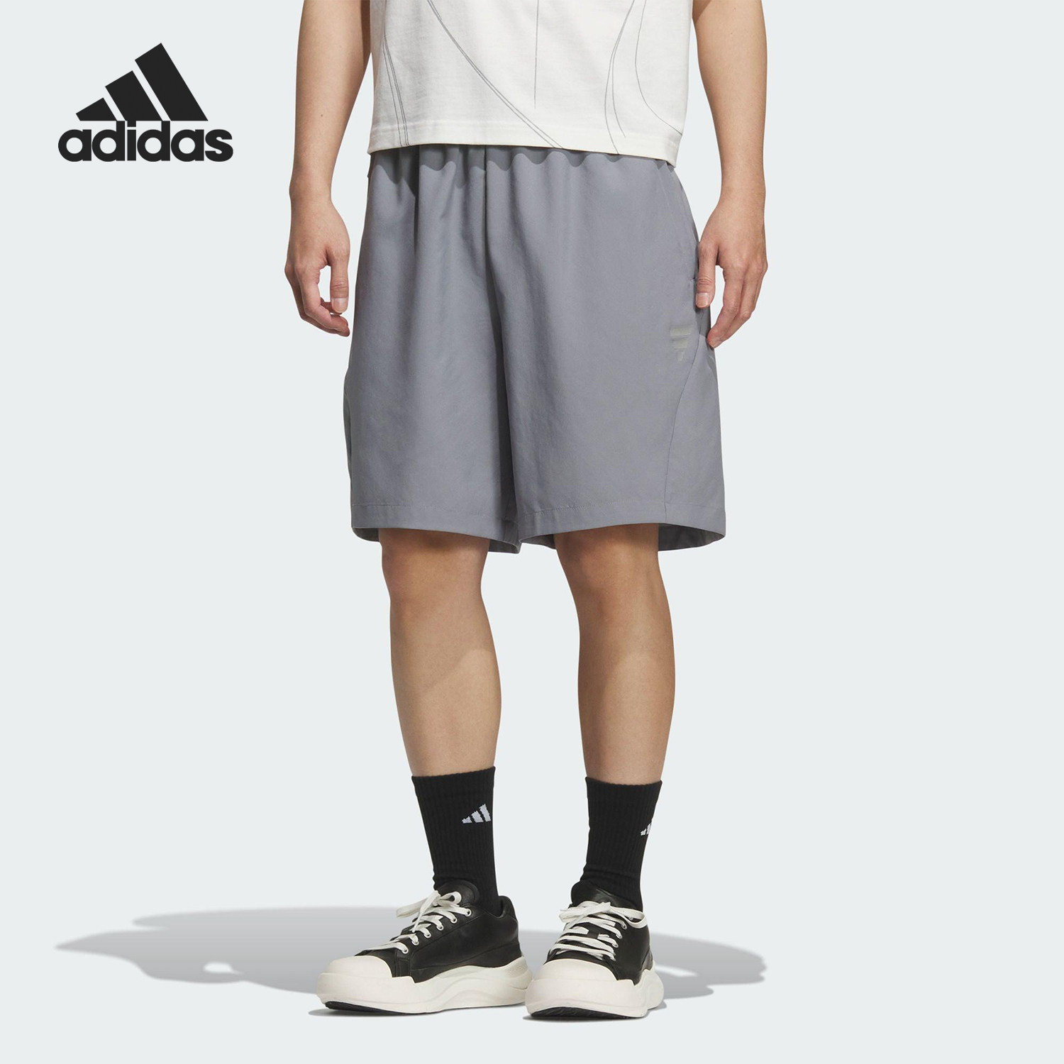 Adidas/阿迪达斯官方正品2025夏季款男士针织户外透气短裤KC6070,运动服/休闲服装,运动中长裤／短裤,淘宝优惠券,粉丝福利购,淘宝优惠卷
