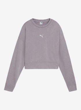 Puma/彪马官方正品当季女士时尚耐穿短款针织卫衣629053-30