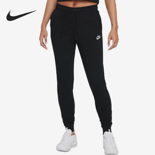 Nike/耐克正品新款女卡其色logo刺绣束脚运动长裤DJ8499-126