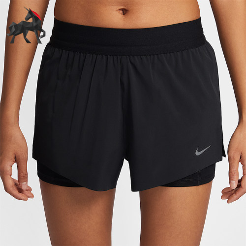 Nike/耐克正品2025夏季女士瑜伽训练经典运动健身短裤HJ5377-010