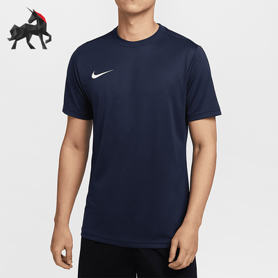 Nike/耐克正品春季新款男士跑步健身透气刺绣短袖IB8640-410