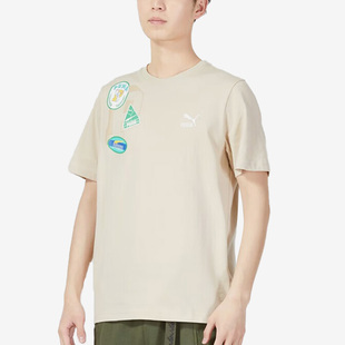 Puma/彪马正品2023夏季新款休闲男子运动短袖T恤623250-88