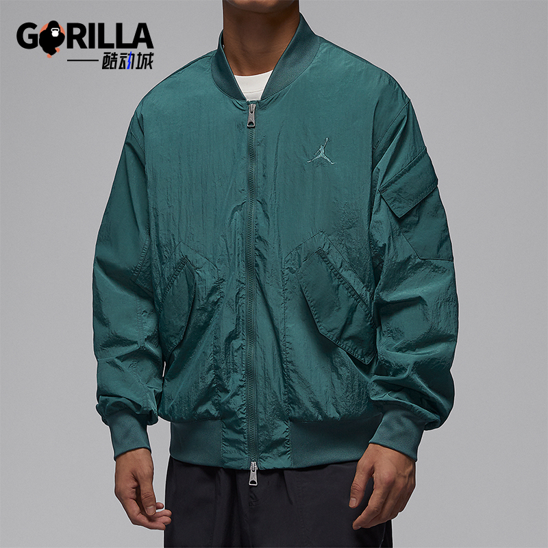 耐克男士透气立领夹克外套