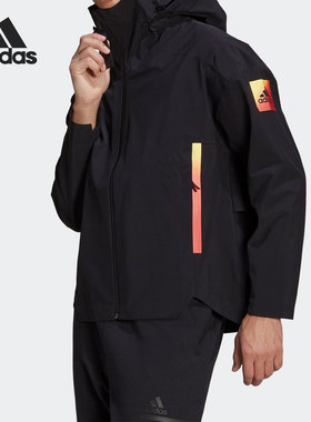 Adidas/阿迪达斯官方正品男子休闲运动训练连帽夹克外套 GT0352