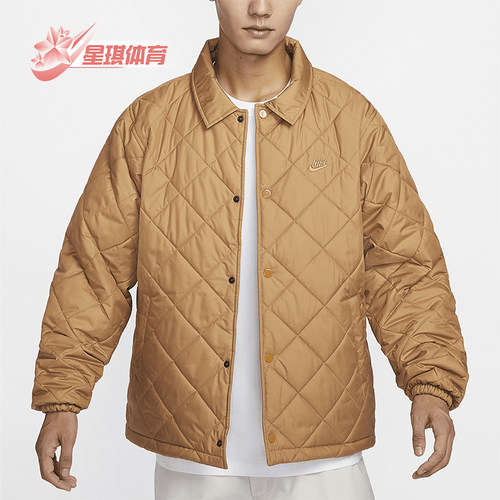 耐克男士运动复古户外保暖棉服
