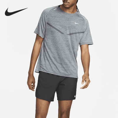 Nike/耐克正品Dri-FIT男士运动套头柔软圆领短袖T恤DM4753-010