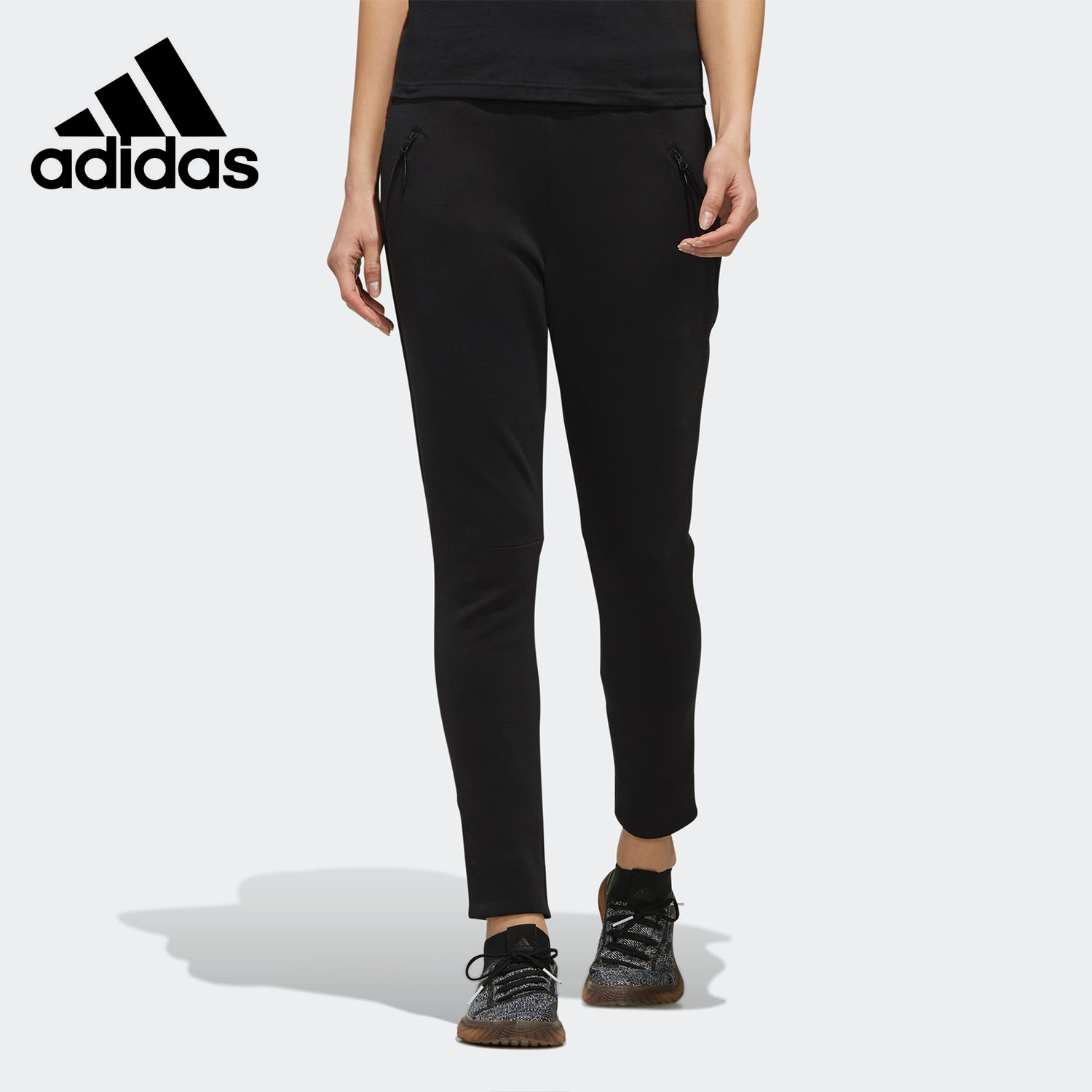 Adidas/阿迪达斯正品PT STRETCH 女装训练健身运动型格裤子FK3528