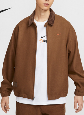Nike/耐克官方正品Premium 男士梭织工装宽松运动夹克HQ4744-281