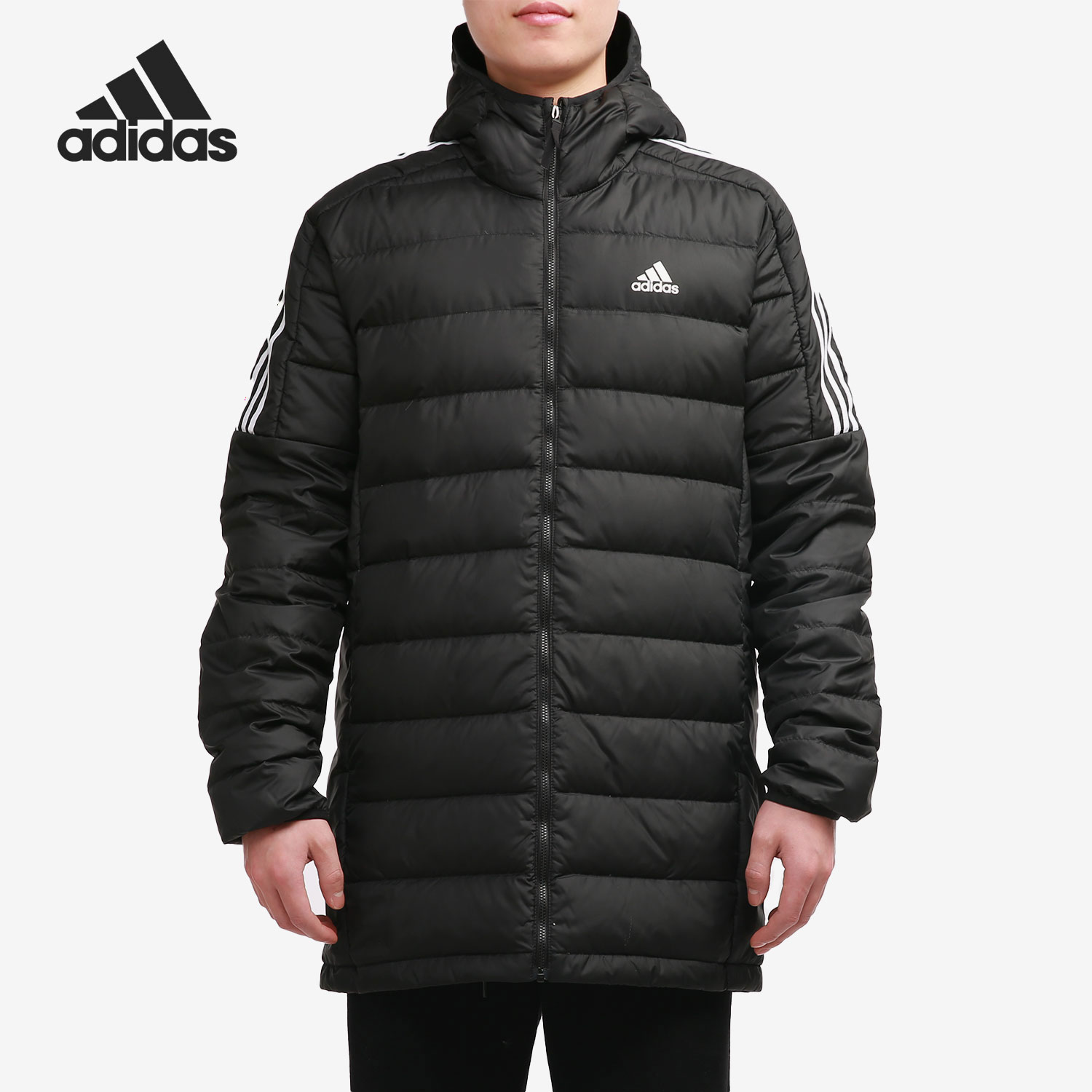 阿迪达斯正品男士羽绒服