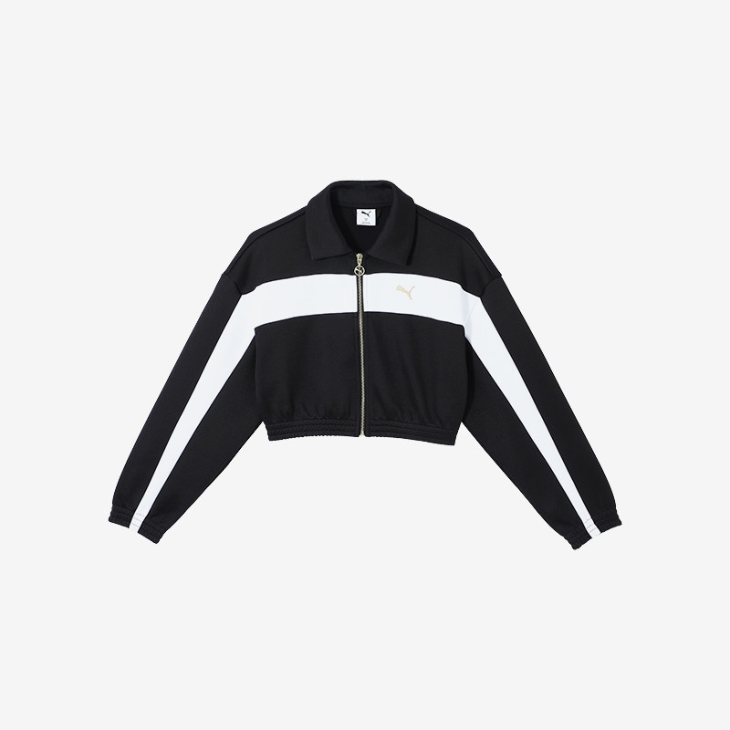 Puma/彪马官方正品当季新款女士宽松短款拼接运动风翻领拉链外套,运动服/休闲服装,运动茄克/外套,淘宝优惠券,粉丝福利购,淘宝优惠卷