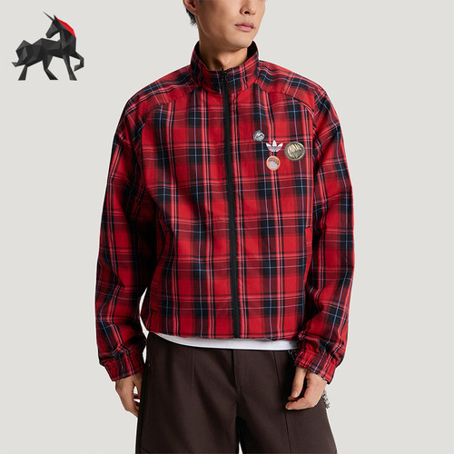 Adidas/阿迪达斯正品三叶草男士透气休闲双面穿运动夹克KT6368