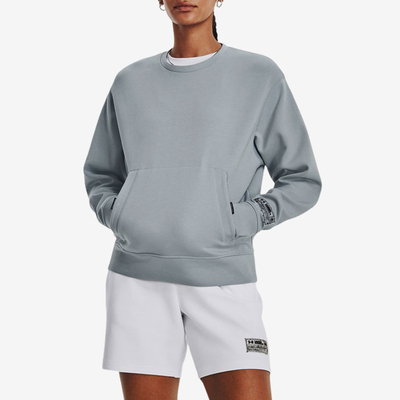 UA/安德玛正品运动男女同款时尚潮流圆领卫衣套头衫1377172-465