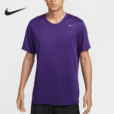 耐克男士针织运动圆领宽松短袖