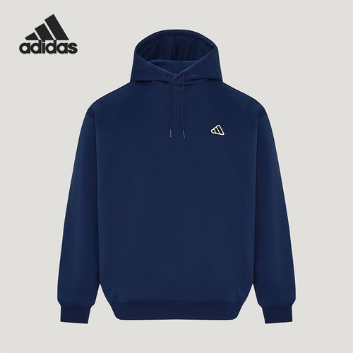 Adidas/阿迪达斯正品新款男女加绒休闲宽松连帽卫衣LH2680