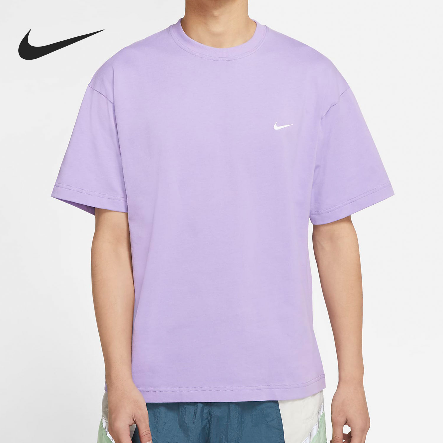 Nike/耐克正品2021夏季新款男子宽松圆领休闲短袖T恤DA0321-563-封面